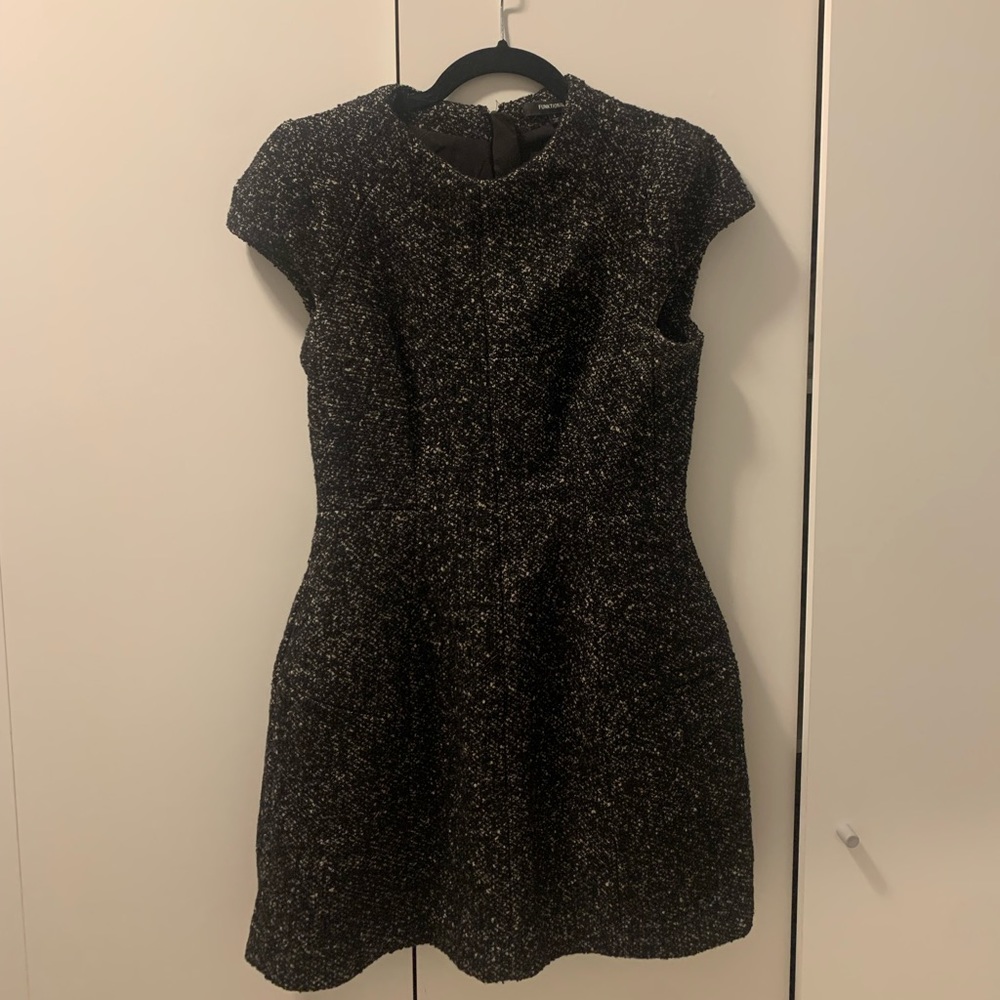 Funktional wool blend dress
